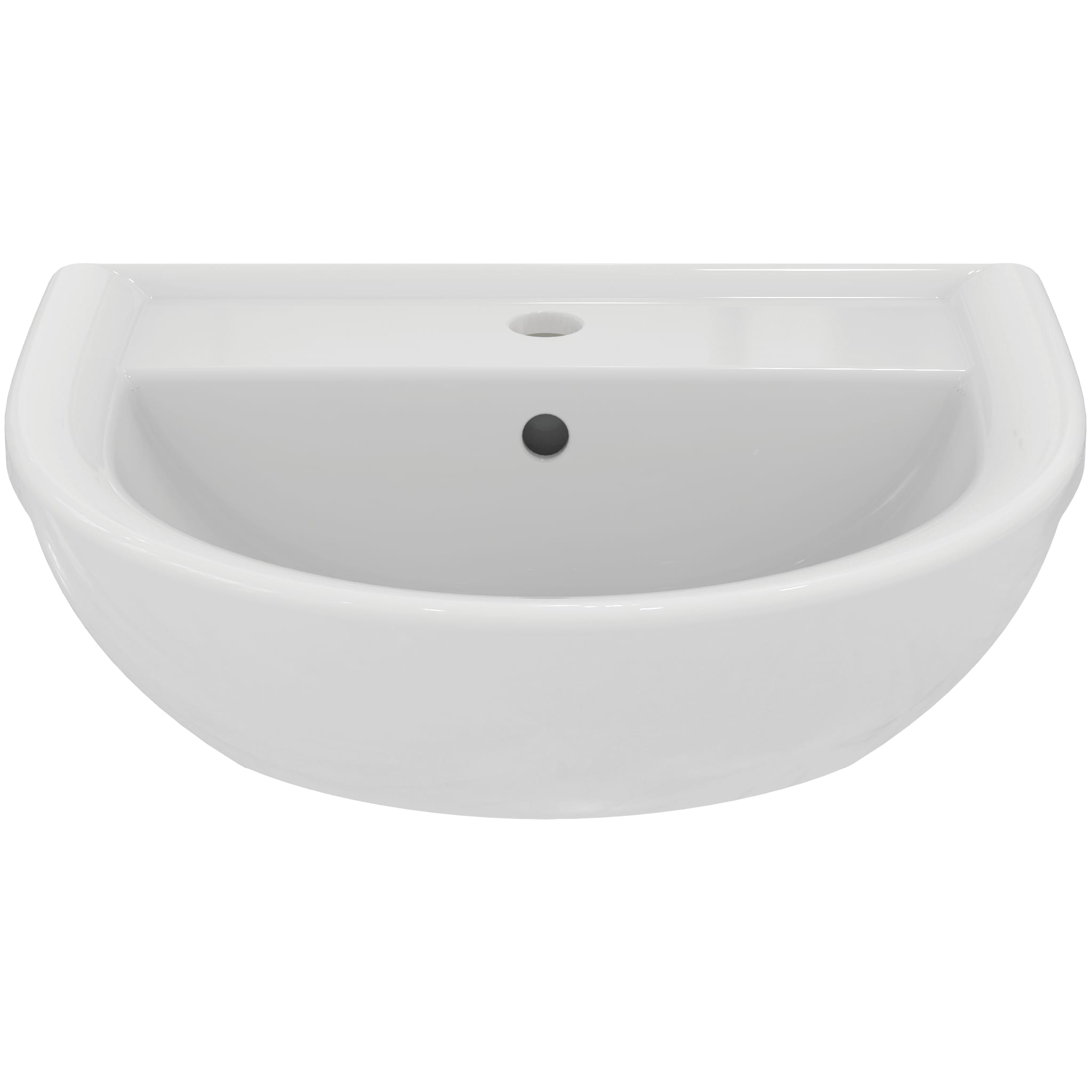 Armitage Shanks Sandringham 21 50cm 1 taphole semi-countertop basin with overflow, no chainstay hole