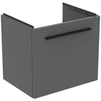 Ideal Standard i.Life S Wall Hung 1 Drawer Vanity Unit 500(D)mm Quartz Grey Matt