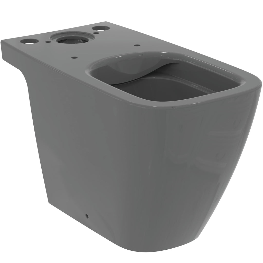 Ideal Standard i.Life B Close Coupled Toilet With RimlS+ Technology, Gloss Grey