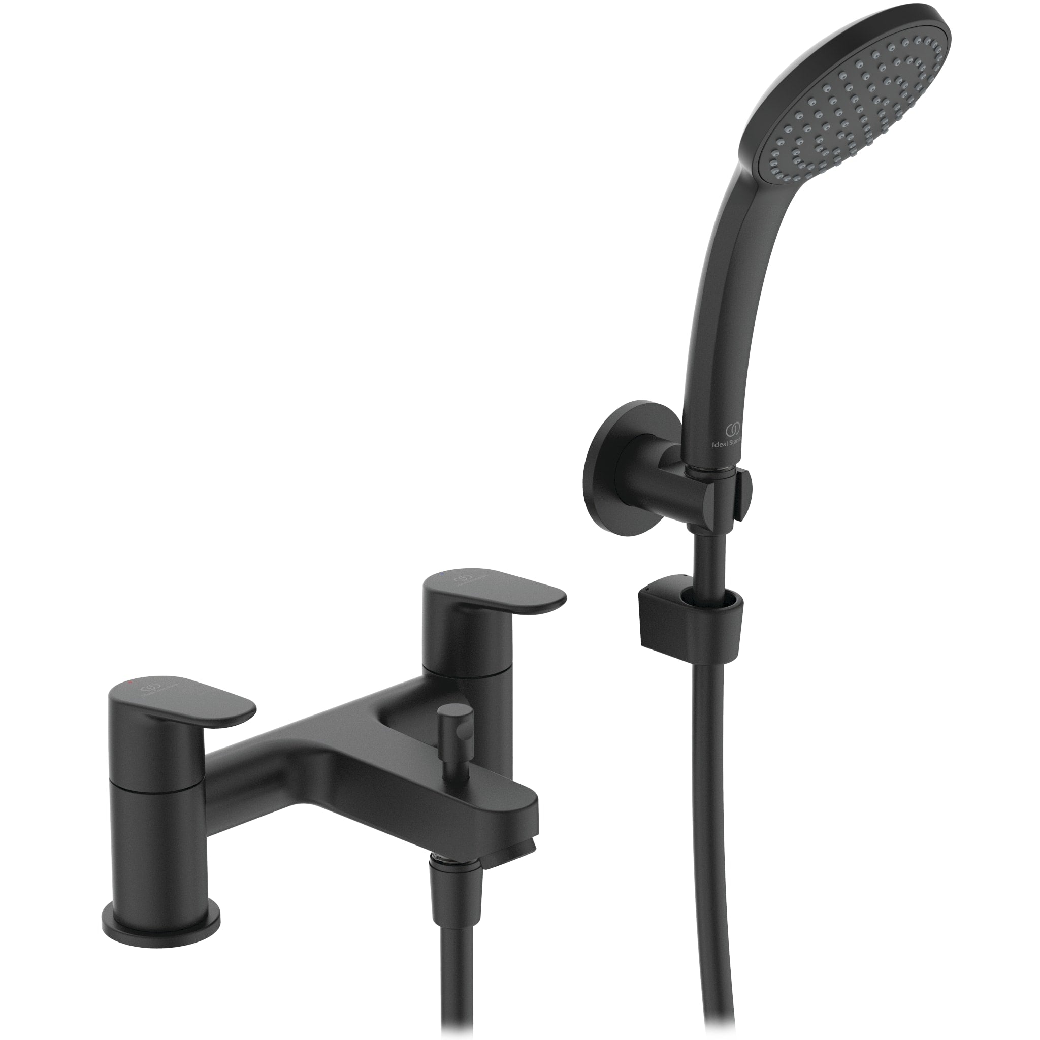 Ideal Standard Cerafine O Dual Control Bath Shower Mixer With Shower Set () Silk Black