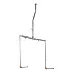 Armitage Shanks concealed flushpipes for 2 urinal bowls.