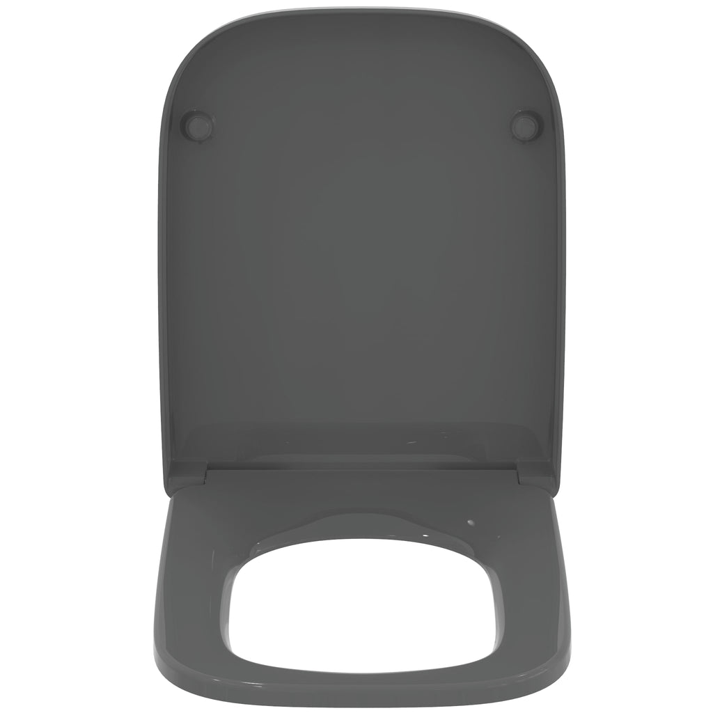 Ideal Standard i.Life B toilet seat and cover, slow close, Gloss Grey