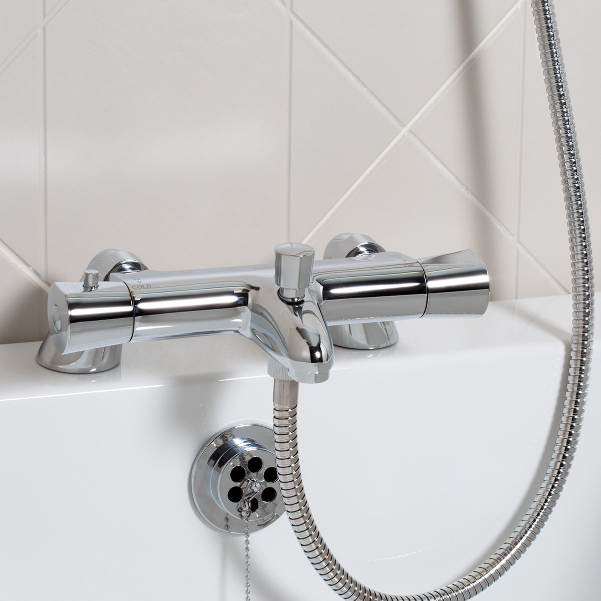 Bristan Artisan Thermostatic Bath Shower Mixer Tap Chrome AR2 THBSM C
