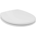 Armitage Shanks Contour 21 toilet seat and cover with top fixing hinges, white.