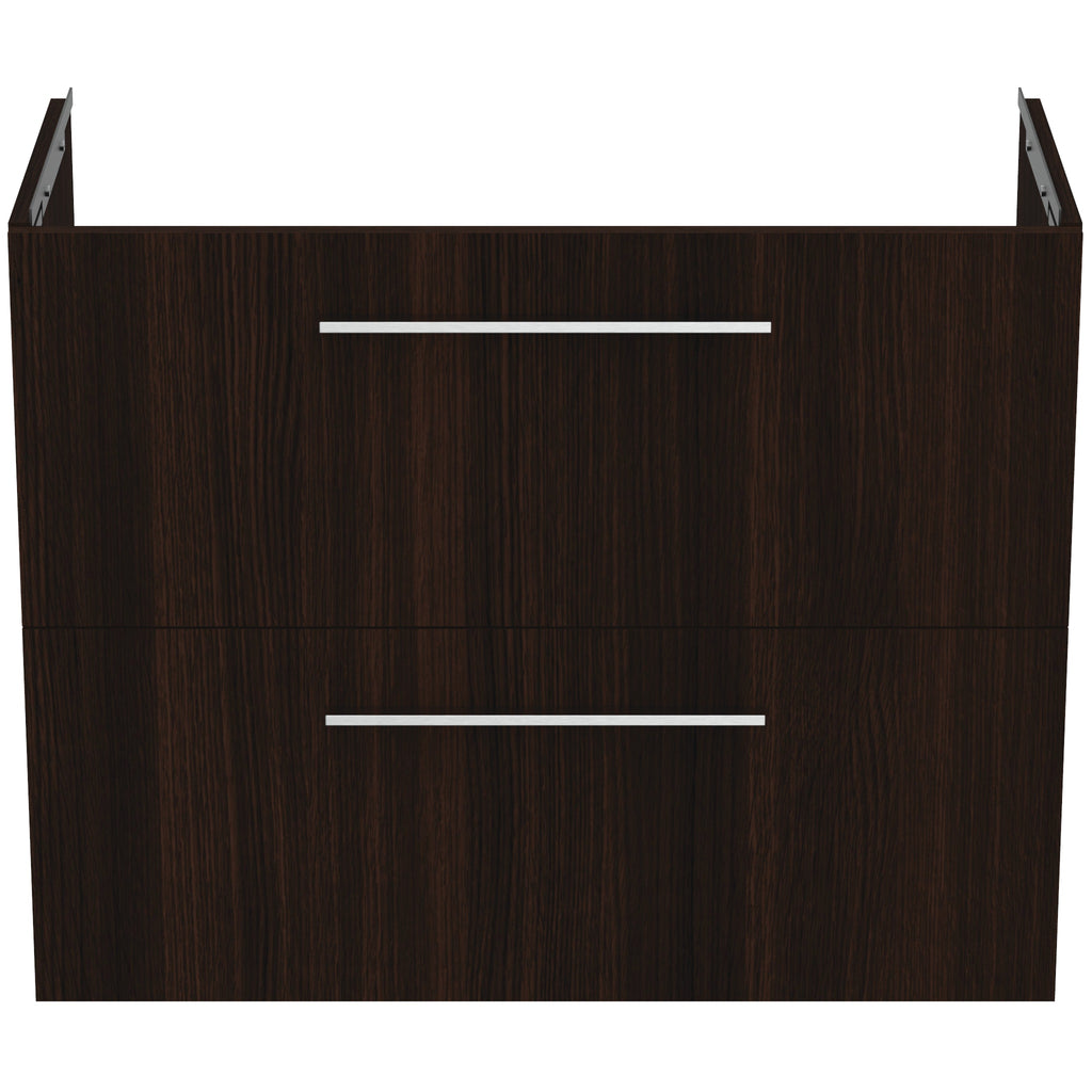 Ideal Standard i.Life S Wall Hung Vanity Unit 800mm 2 Drawers Coffee Oak