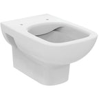 Ideal Standard i.Life A wall mounted toilet bowl with horizontal outlet and RimlS+ technology