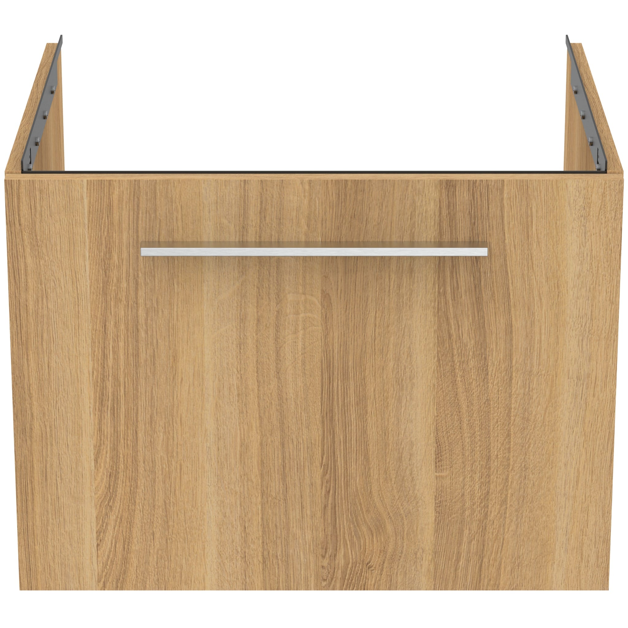 Ideal Standard i.Life B 600mm wall hung vanity unit with 1 drawer natural oak