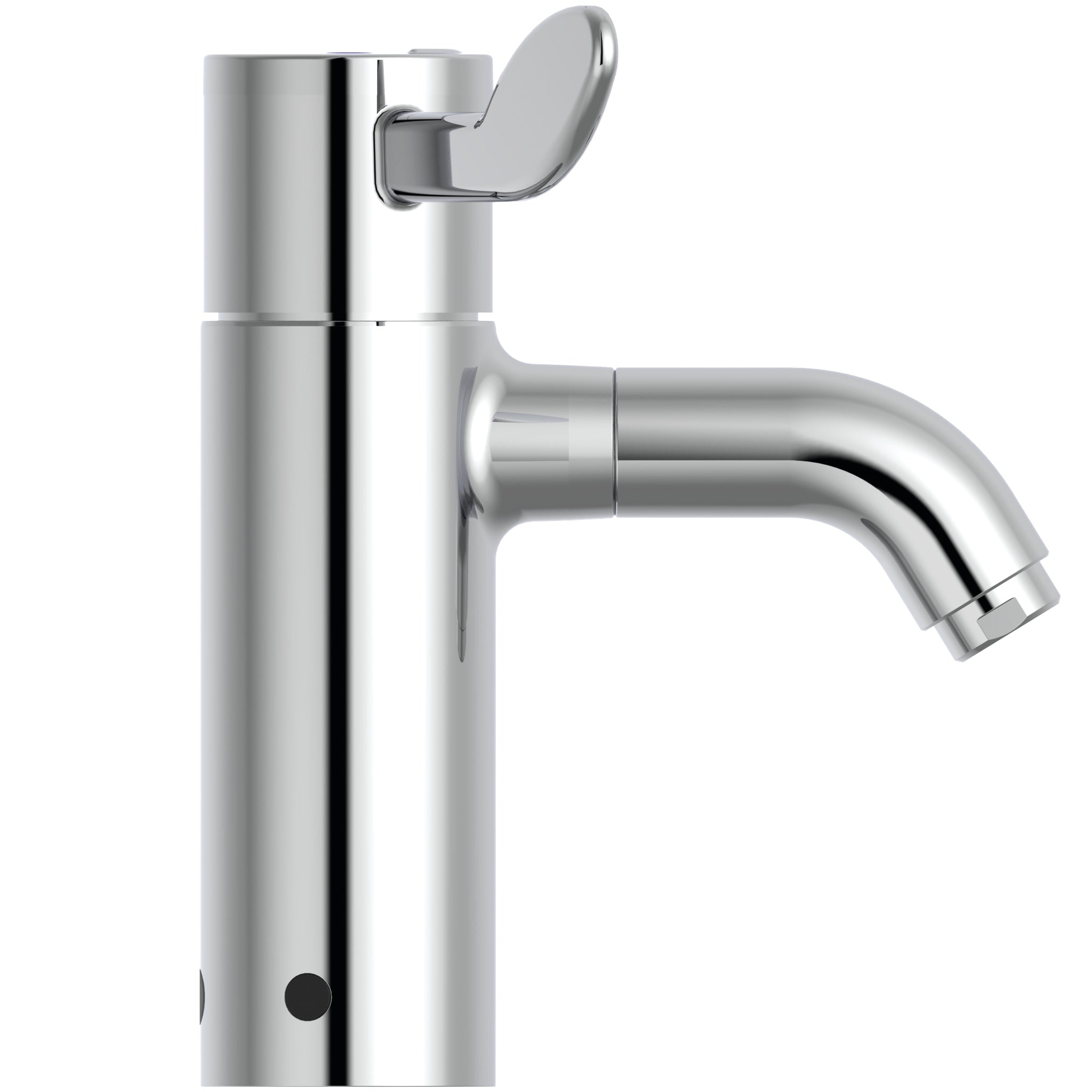 Armitage Shanks Markwik 21+ 1 taphole thermostatic basin mixer, single sequential lever, demountable with copper tails.