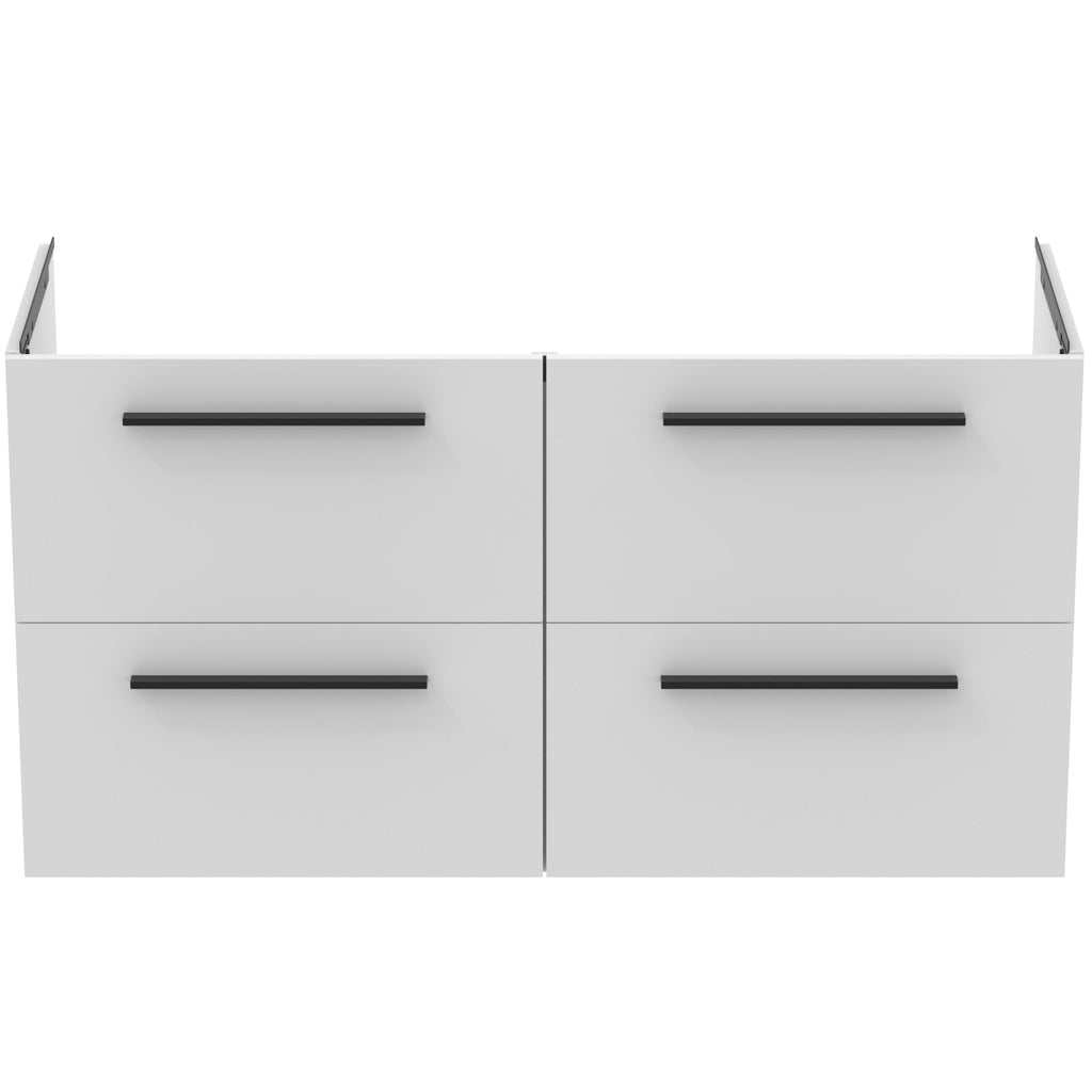 Ideal Standard I-life Basin unit 1200 x 440 x 630 mm in Matt White 4 drawer T5513DU.