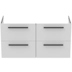 Ideal Standard I-life Basin unit 1200 x 440 x 630 mm in Matt White 4 drawer T5513DU.