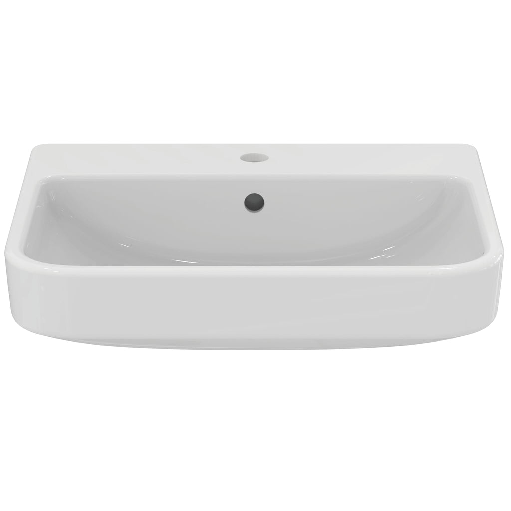 Ideal Standard i.Life B 550mm Semi-Countertop Washbasin, 1 Taphole