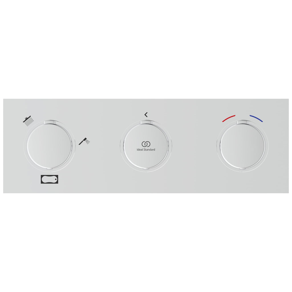 Ideal Standard Ceratherm C100 | Built-in bath & shower mixer 307x163.5x110 mm, Kit 1 included