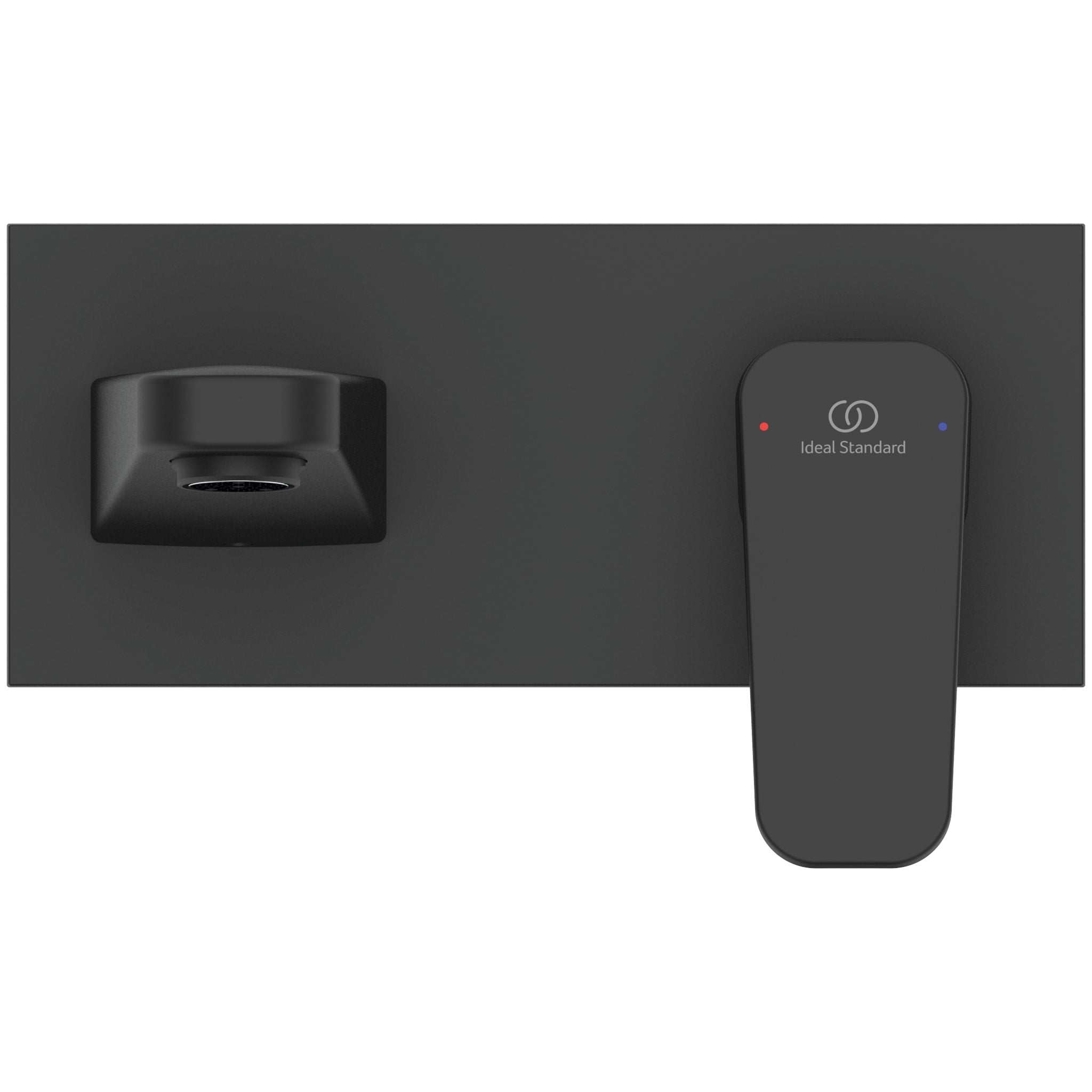 Ideal Standard Ceraplan Single Lever Wall Mounted Basin Mixer Silk Black