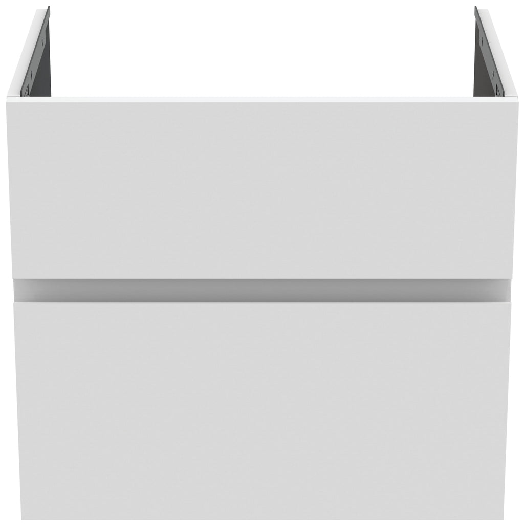 Ideal Standard Finesse 600mm X 440mm Wall Mounted Vanity Unit With 2 Drawers Matt White