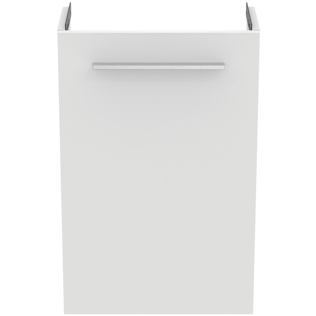 Ideal Standard i.Life S 41cm guest washbasin unit with 1 door  (separate handle required), matt white
