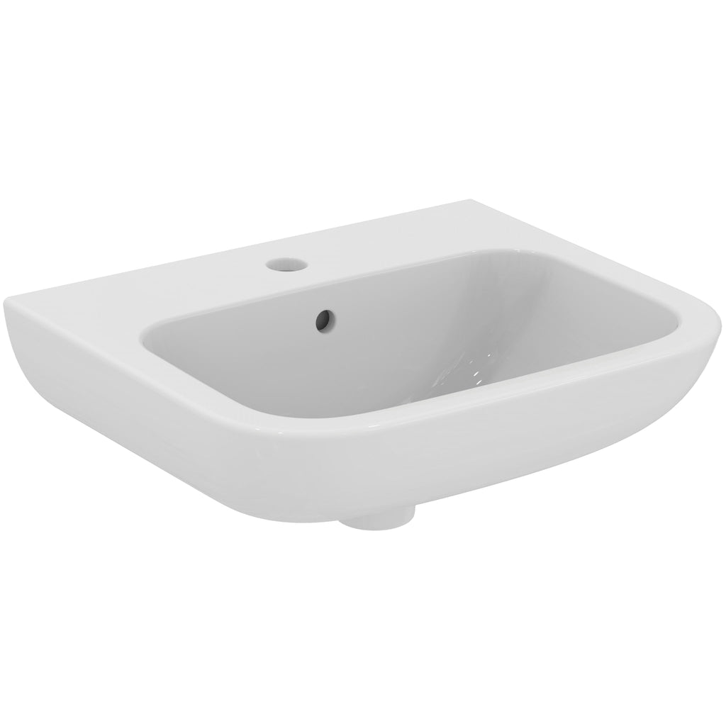 Armitage Shanks Portman 21 50cm 1 taphole washbasin with overflow, no chainstay hole.