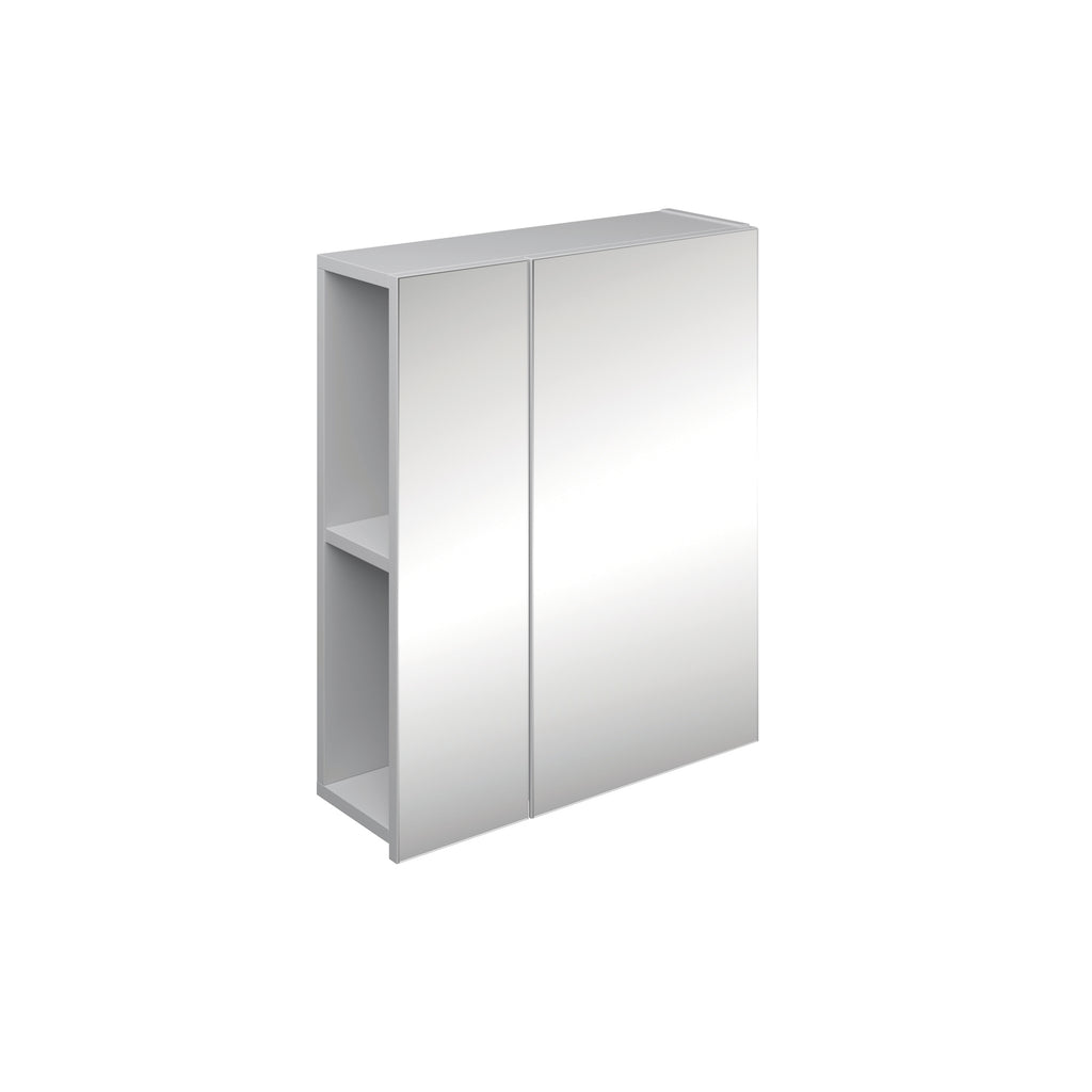 iflo Trapini Asymmetric 600 Mirror Unit Dove Grey (109485)
