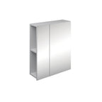 iflo Trapini Asymmetric 600 Mirror Unit Dove Grey (109485)