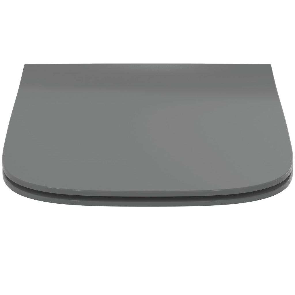 Ideal Standard i.Life B toilet seat and cover, slim, slow close, Gloss Grey