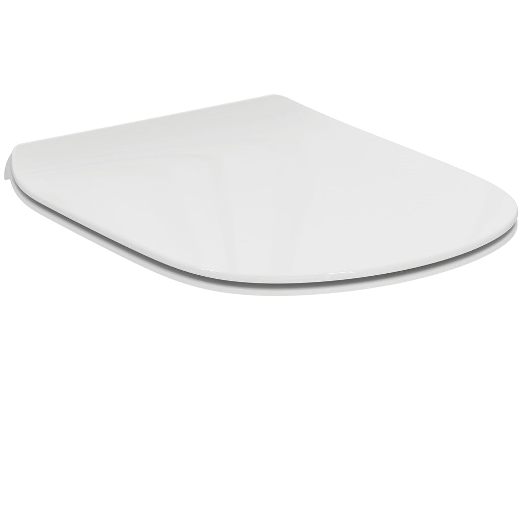 Ideal Standard Tesi slow close slim toilet seat and cover, with quick release, white