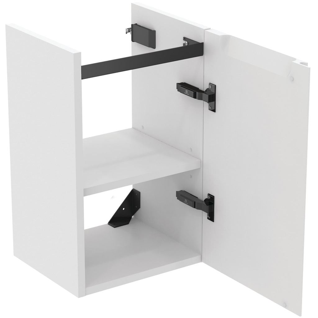 Ideal Standard Finesse 350mm X 306mm Guest Washbasin Unit With 1 Door Left-Hand Matt White