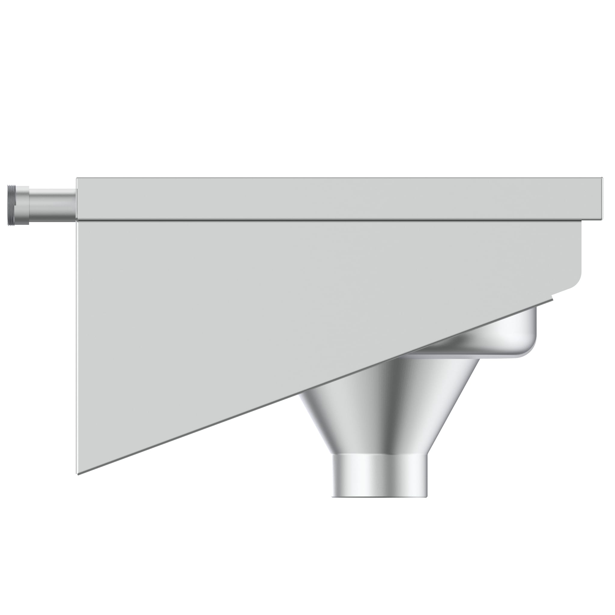 Armitage Shanks Dee right-hand, back inlet slophopper with sink