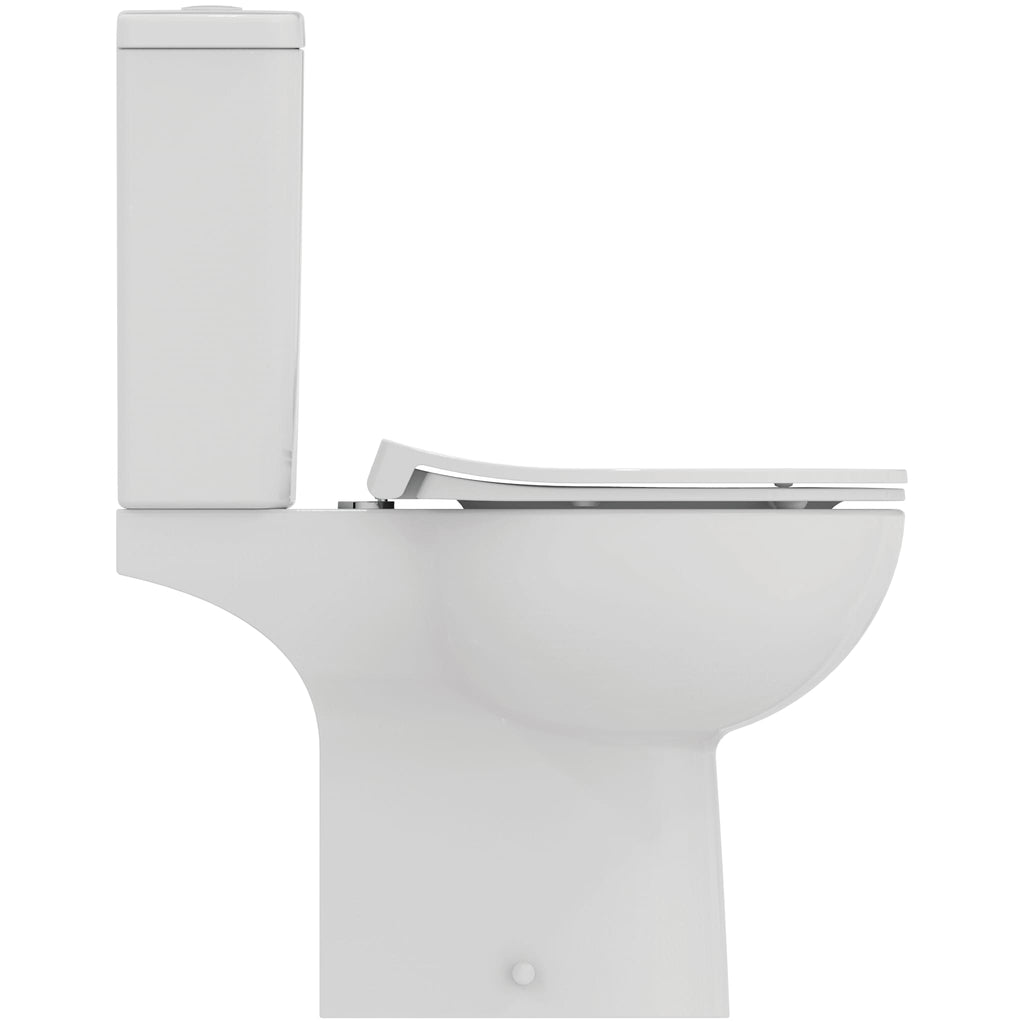 Ideal Standard Simplicity+ Close-coupled open bowl toilet bundle 365x620mm horizontal outlet