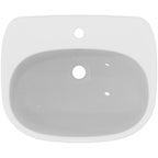 Ideal Standard Tesi 55cm 1 taphole semi-countertop washbasin with overflow
