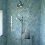 Heritage Dawlish Concealed Shower with Premium Fixed Head and Flexible Kit Chrome