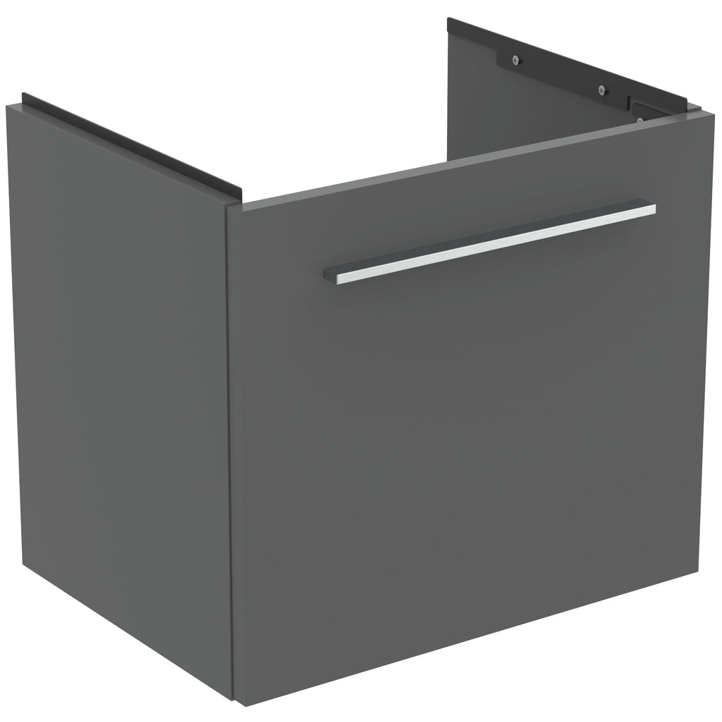 Ideal Standard i.Life S Wall Hung 1 Drawer Vanity Unit 500(D)mm Quartz Grey Matt