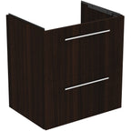 Ideal Standard i.Life A Wall Hung Vanity Unit 600W x 440mmD 2 Drawers Coffee Oak