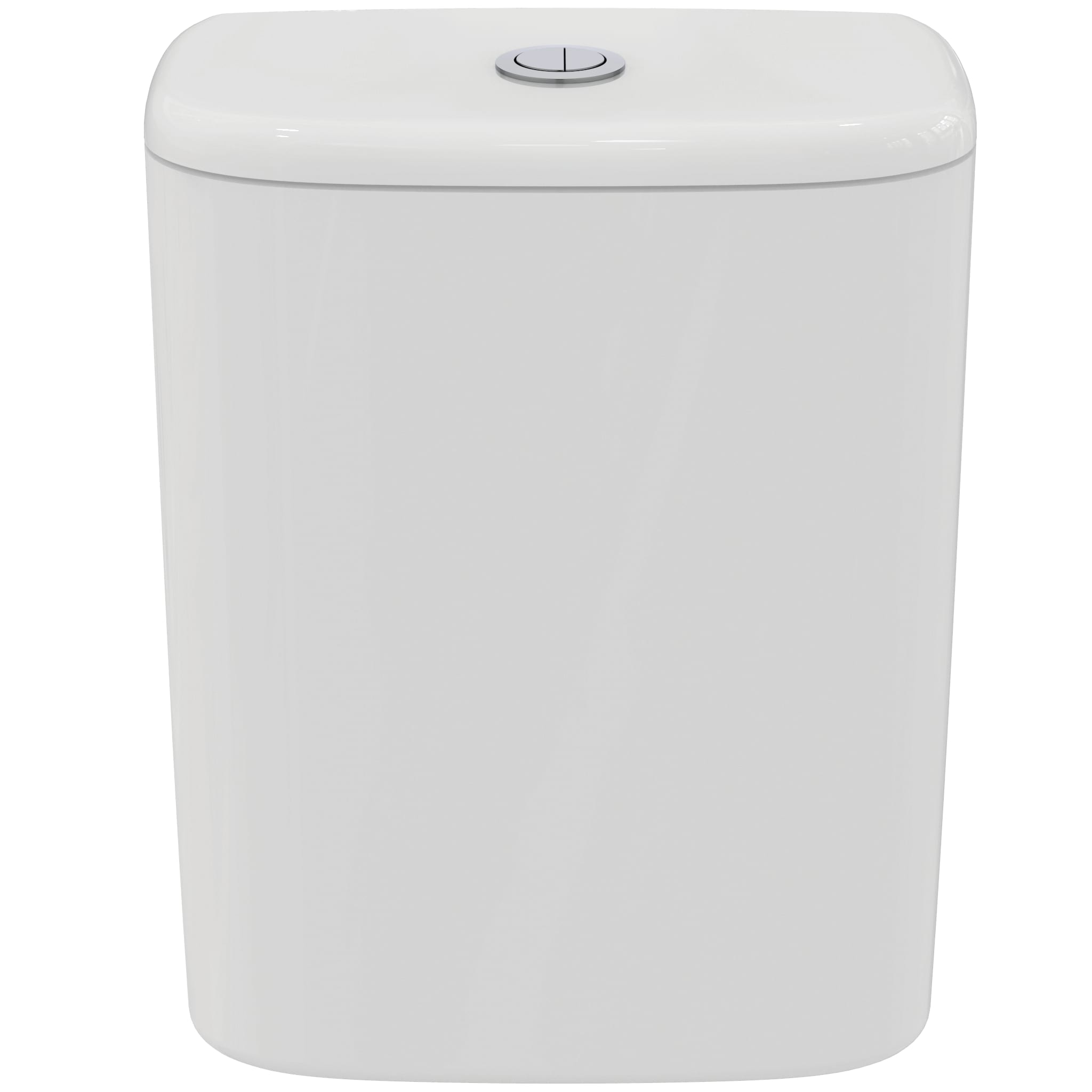 Ideal Standard Tesi close coupled delay fill 4/2 6 litre cistern with dual flush valve, bottom supply and internal overflow