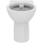 Armitage Shanks Contour 21+ raised height back-to-wall rimless toilet bowl with raised height horizontal outlet and anti-microbial glaze
