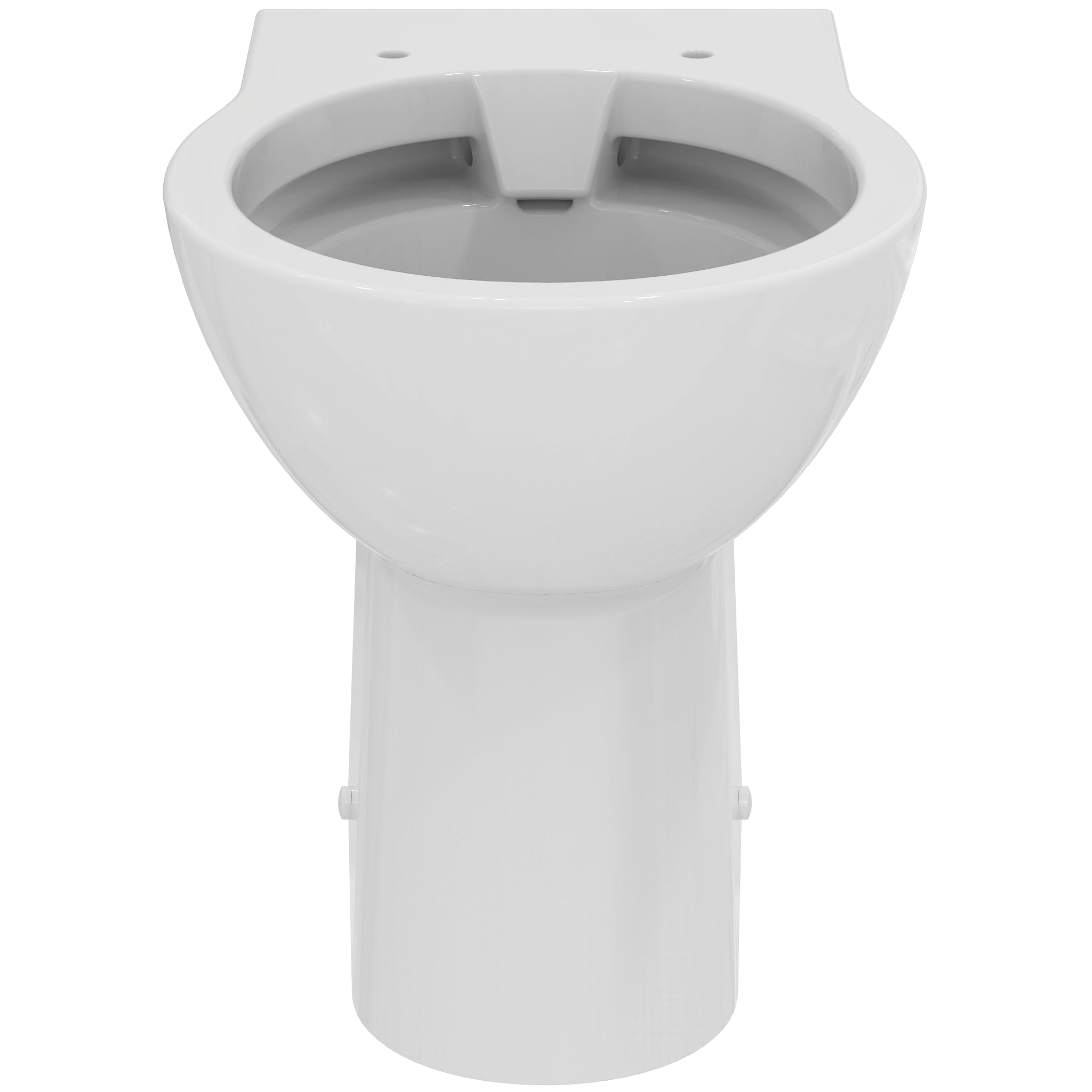 Armitage Shanks Contour 21+ raised height back-to-wall rimless toilet bowl with raised height horizontal outlet and anti-microbial glaze