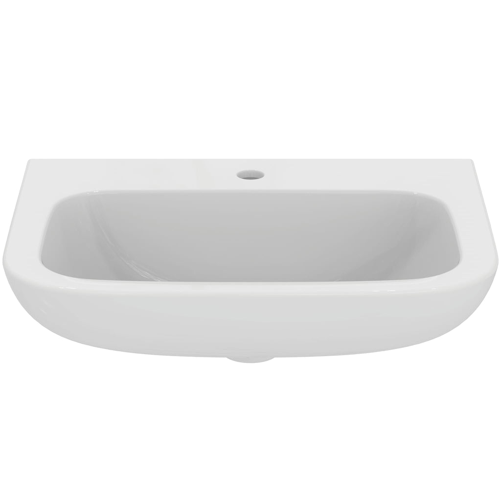 Armitage Shanks Portman 21 60cm 1 taphole washbasin, no overflow or chainstay hole.