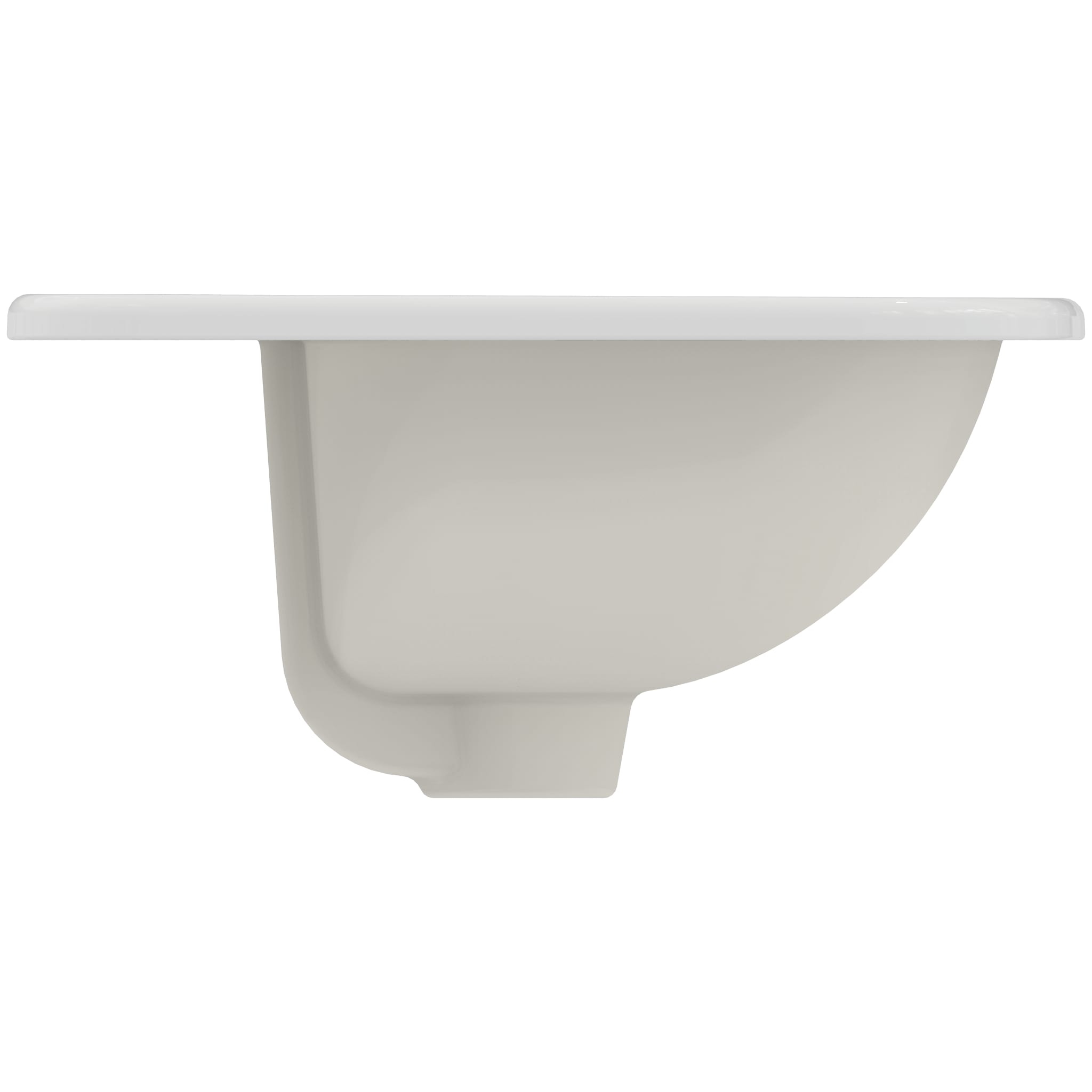 Ideal Standard Armitage Shanks Planet 21 50cm 1 taphole countertop basin with overflow, no chainstay hole
