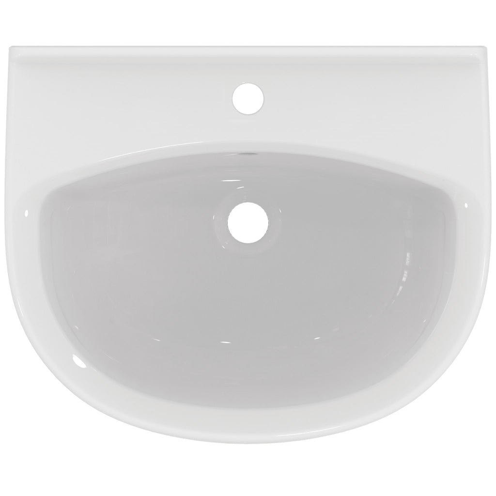 Ideal Standard Simplicity+ Basin Pack 550x450mm 1 tap hole, with overflow
