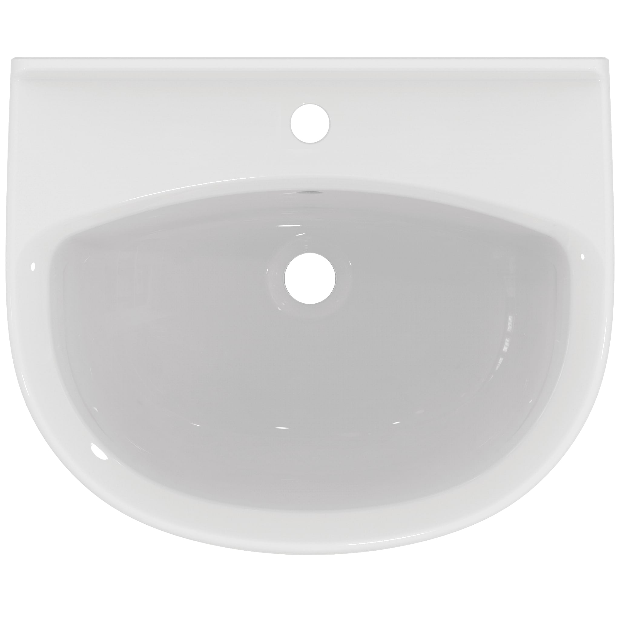 Ideal Standard Simplicity+ Basin Pack 550x450mm 1 tap hole, with overflow