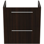 Ideal Standard i.Life A Wall Hung Vanity Unit 600W x 440mmD 2 Drawers Coffee Oak