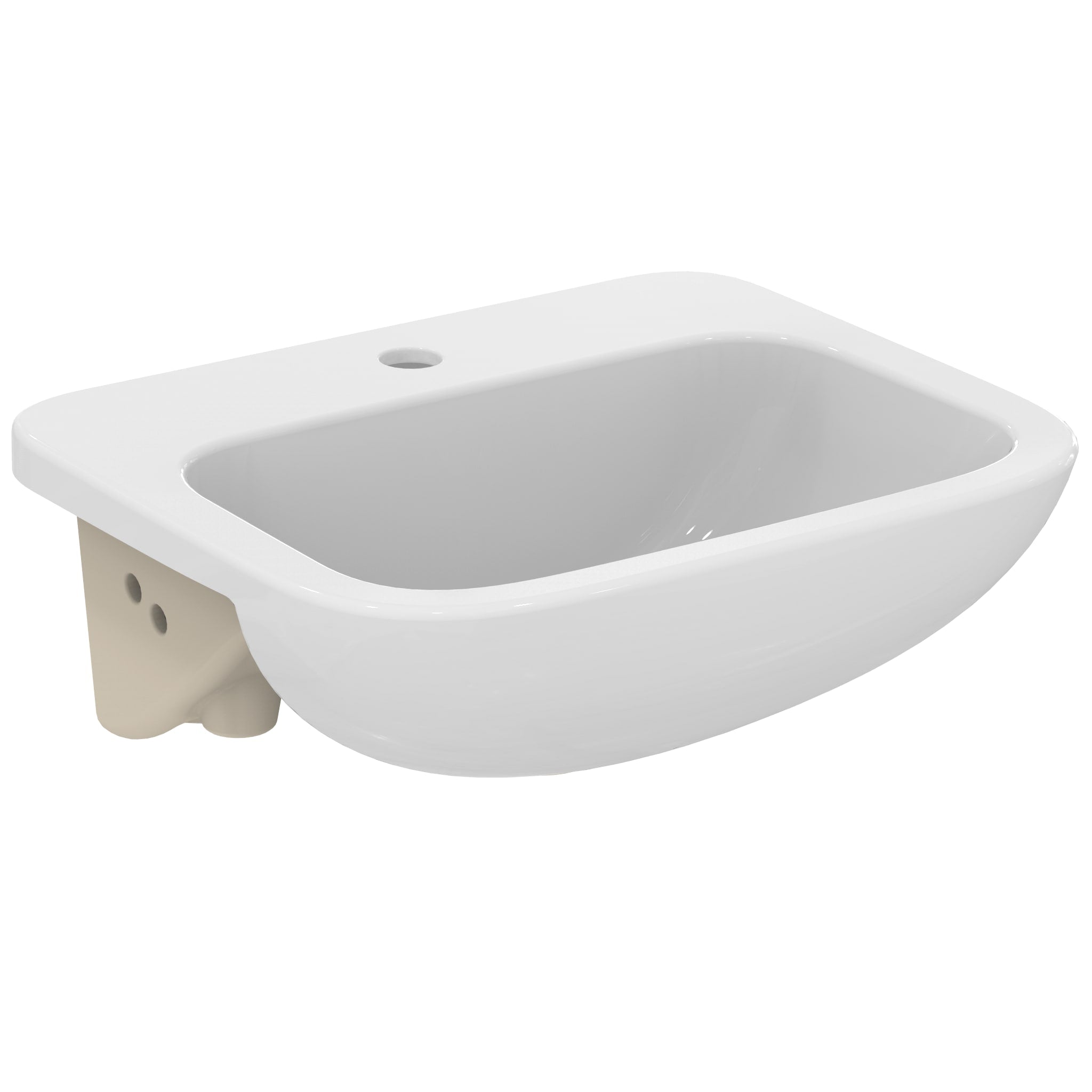 Armitage Shanks Profile 21 50cm 1 taphole semi-countertop washbasin, no overflow or chainstay hole