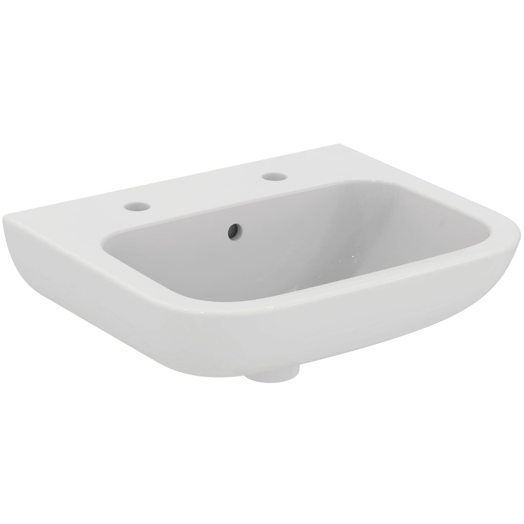 Armitage Shanks Portman 21 50cm 2 tapholes washbasin with overflow.
