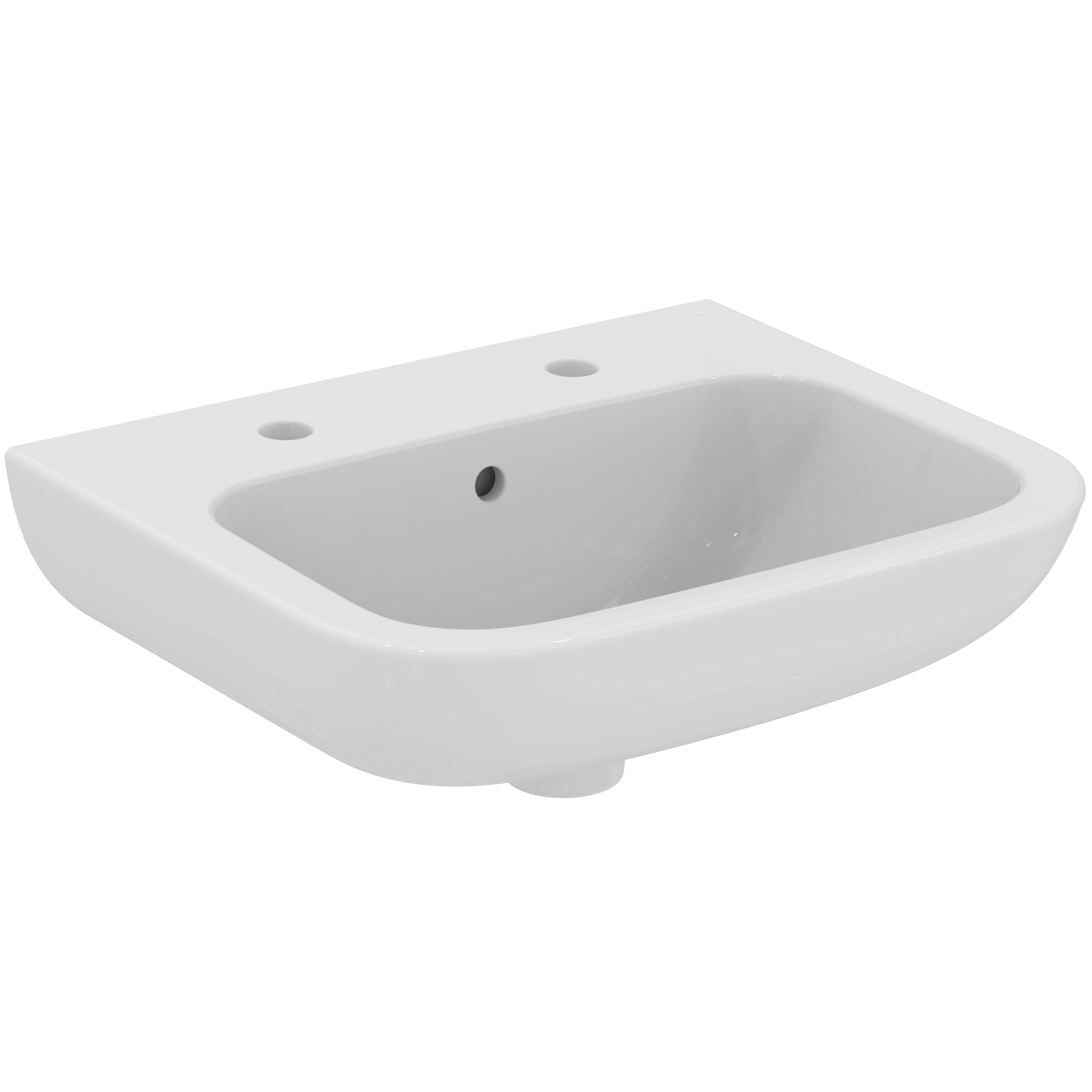 Armitage Shanks Portman 21 50cm 2 tapholes washbasin with overflow.
