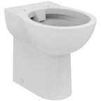 Armitage Shanks Contour 21+ raised height back-to-wall rimless toilet bowl with raised height horizontal outlet and anti-microbial glaze