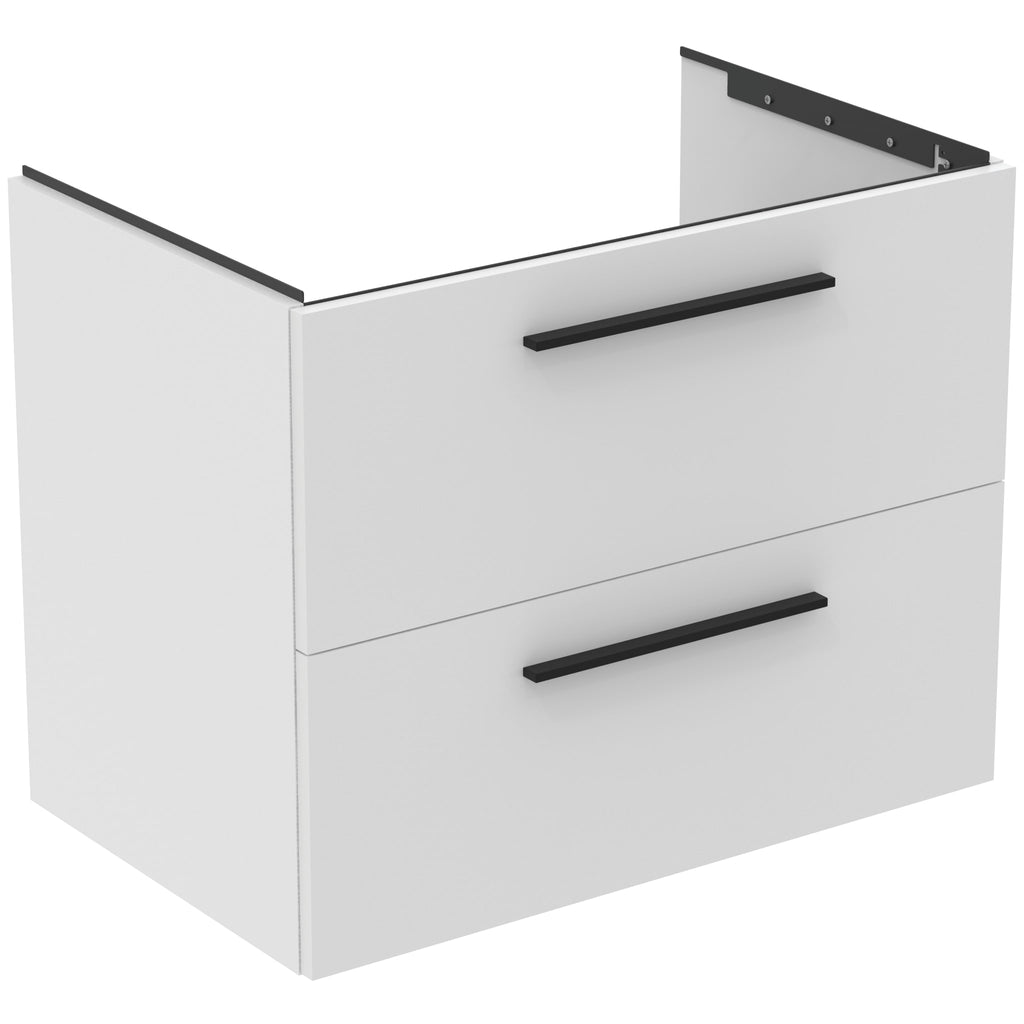 Ideal Standard i.Life B 800mm Wall Hung Vanity Unit only with 2 Drawers Matt White