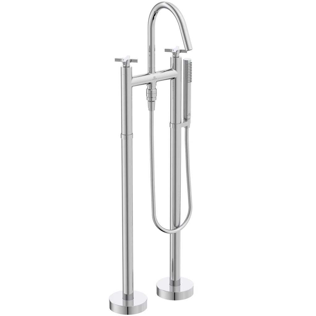 Ideal Standard Joy Neo | Floor standing bath & shower mixer 316x260x900 mm, 190 mm spout projection, Kit 1 included, 20.0 l/min (3 bar)