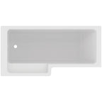 Ideal Standard Tempo Cube Shower Bath Left Hand 170x850mm No Tap Hole