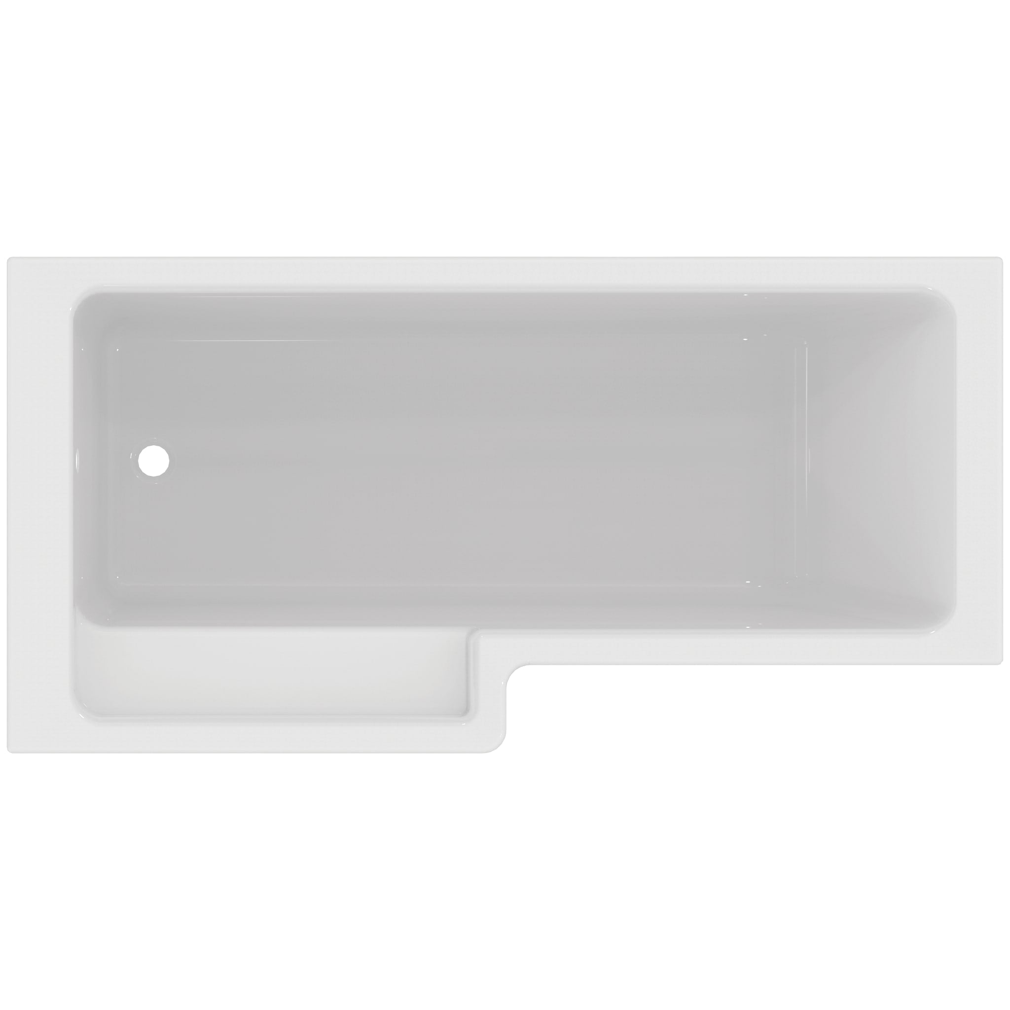 Ideal Standard Tempo Cube Shower Bath Left Hand 170x850mm No Tap Hole