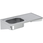 Armitage Shanks DOON | Sink 1200x600x340 mm in stainless steel finish, 2 tap holes