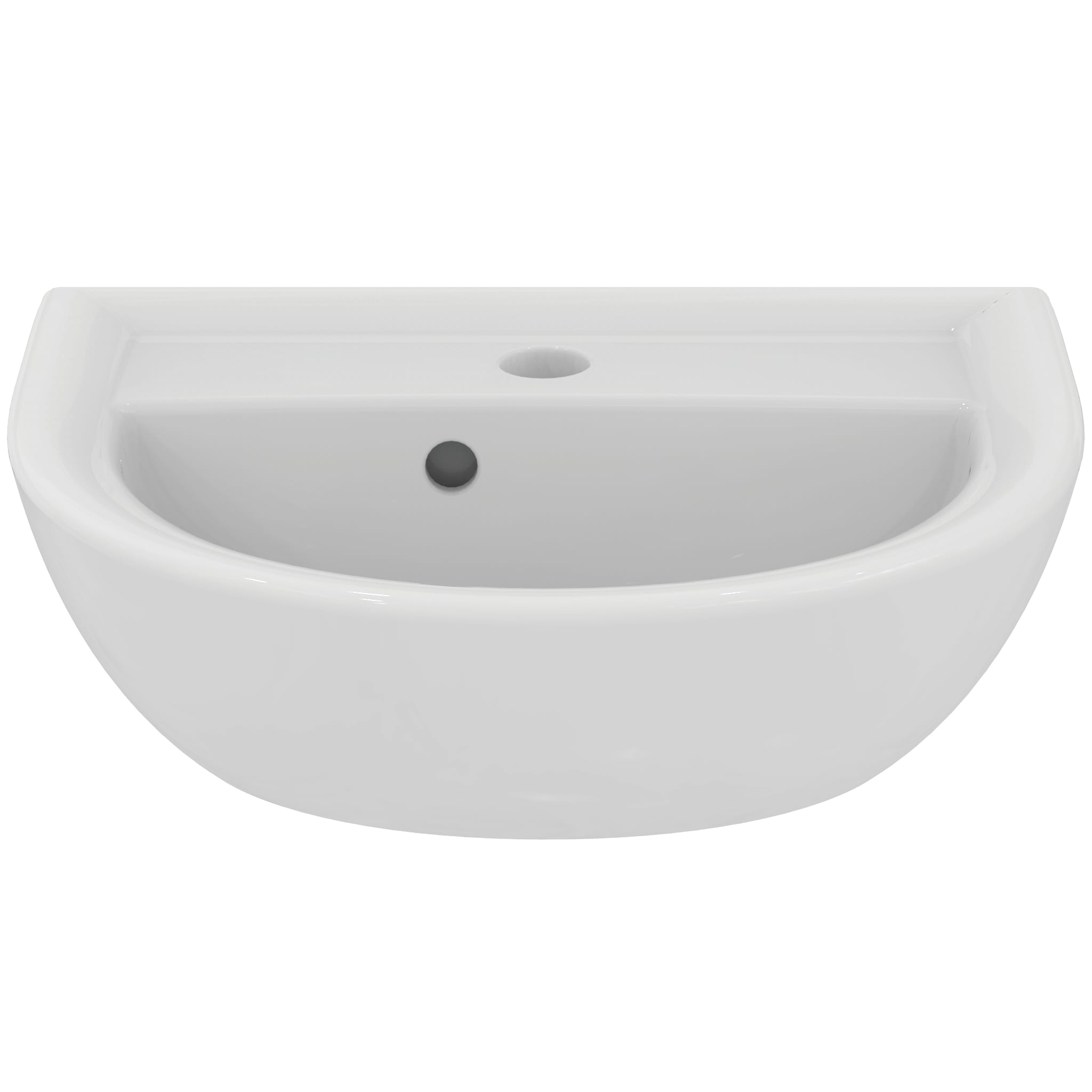 Armitage Shanks Sandringham 21 45cm 1 taphole handrinse pedestal basin with overflow, no chainstay