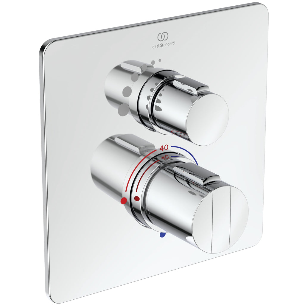 Ideal Standard Concept Easybox Slim Built-in Thermostatic Shower Mixer Square